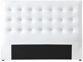 Testata trapuntata 160 cm Similpelle Bianco - FRANCESCO
