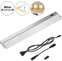 Lampada Luce Sottopensile 90 cm Mobili Cucina Armadio Barra 90 LED in Alluminio