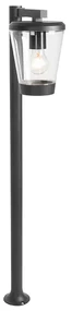 Palo da esterno moderno nero 100 cm IP44 - Joren