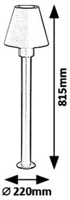 Rabalux 8845 - Lampada da esterno FAVARA 1xE27/14W/230V IP44