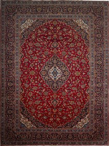 Kashan Tappeto persiano 400x310 Rosso (Iran) Annodato A Mano