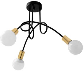 Lampada Paradise 3 Black Gold APP517-3C