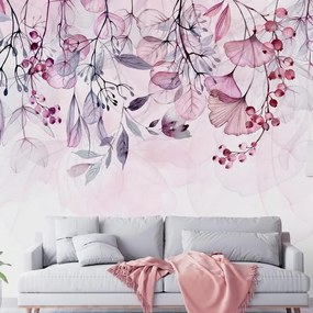 Fotomurale  Foggy Nature  Pink  Larghezza x Altezza Home decor 100x70