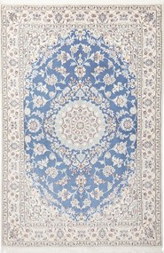 Nain Tappeto persiano 190 x 130 Blu (Iran) Annodato A Mano