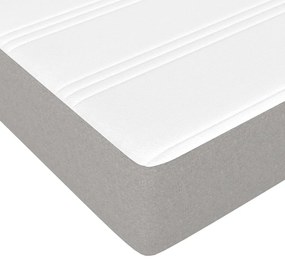 Materasso a molle insacchettate grigio chiaro 140x190x20 cm
