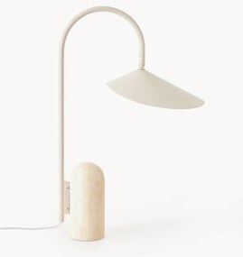 Lampada da tavolo grande regolabile con base in marmo Arum