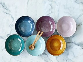 Ciotola nera/blu in gres ø 30 cm Gastro Dark Blue/Black – Bitz