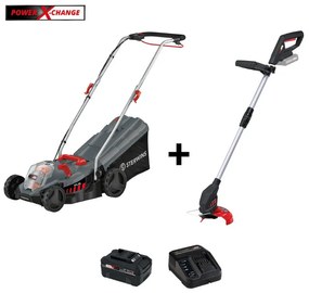 Tagliaerba a batteria a velocità non regolabile STERWINS Powerxchange 18V L 33 cm, 1 batteria inclusa