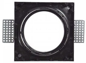 Portafaretto da Incasso AR111 Quadrato Orientabile 148x148mm - Nero Colore del corpo Nero