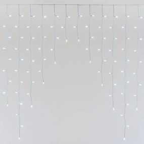 Tenda luminosa 300 lampadine led bianco freddo H 16 x L 450 cm