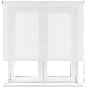 Tenda a rullo screen Amara 5% bianco 135x190 cm