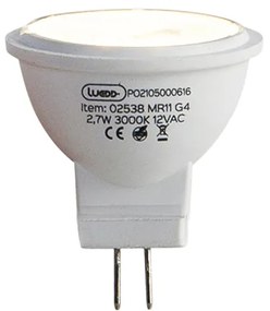 Set di 5 Lampadina LED G4 MR11 2.7W 210 lm 3000K 12V