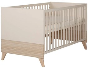 Lettino beige con altezza regolabile 70x140 cm Sidney – Roba