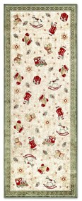 Passatoia verde natalizia in cotone 80x200 cm Toy's Delight Green Christmas - Villeroy&amp;Boch