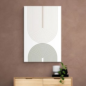 Quadro su tela – Arcobaleni minimalisti Mid-Century