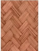 CMO Paris Carta da parati Bambou Petit Chevron - Tabac