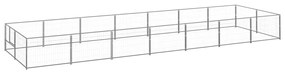 Gabbia Per Cani Argento 14 M² İn Acciaio /