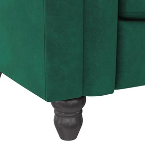 Divano in velluto verde scuro 236 cm Felix - Støraa