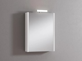 Pensile con luce Akira L 51.5 x P 15.5 x H 70 cm laccato bianco opaco