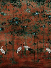 Coordonne Wandbild Garzas - Goji
