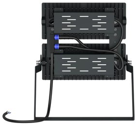Faro Modulare LED 400W IP66, 167lm/W, No Flickering con driver Philips Colore  Bianco Naturale 4.000K, Scegli l'angolo di illuminazione Asimmetrica 50°, Scegli le staffe dei moduli Fisse