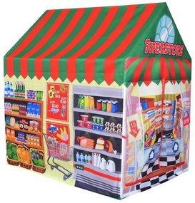 Tenda da gioco con design da supermercato