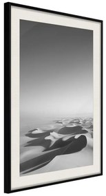 Poster Ocean of Sand I  Cornice Quadri Cornice nera con pass-partout, Larghezza x Altezza Home decor 20x30