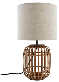 Marzanna Lampada da Tavolo Grey/Wood - Lindby