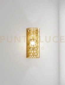 Armonia applique a parete 18 ambra balloton oro satinato 1 luce att...
