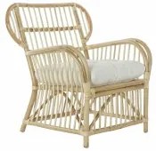 Poltrona DKD Home Decor 8424001826964 Naturale Rattan (86 x 65 x 95 cm)