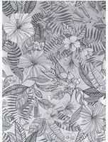 Matthew Williamson Carta da parati Valldemossa - Black/ White/ Silver