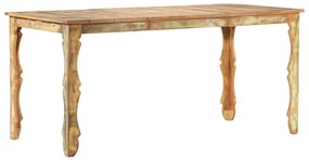 Tavolo da pranzo 160x80x76 cm in legno massello di recupero