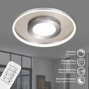 Briloner 3640-012 - Lampada LED da soffitto dimmerabile 25W 230V 2700-6500K + DO