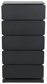 Cassettiera in metallo nero 37x72,5 cm Joey - Spinder Design