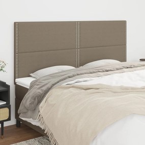 Testiera 4 Pz Tortora 100x5x78/88 Cm İn Tessuto /
