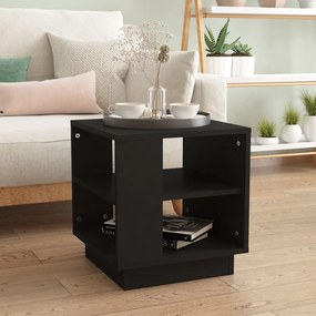 Tavolino Da Salotto Nero 40x40x43 Cm İn Legno Multistrato /