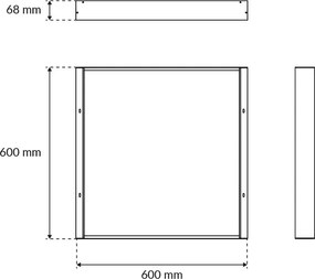 Cornice per Pannello LED 60x60