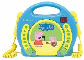 Riproduttore Lexibook Peppa Pig CD Microfono Karaoke x 2