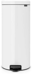 Bidone in acciaio bianco da 30 l NewIcon - Brabantia