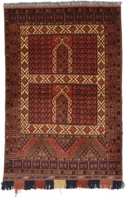 Turkmen Tappeto 100 x 150 (Afghanistan) Annodato A Mano