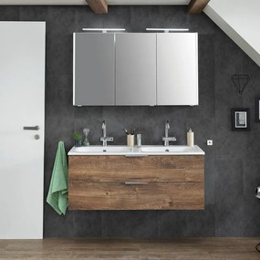 Mobile da bagno sotto lavabo PELIPAL rovere L 119 x H 48 x P 45 cm 2 cassetti, lavabo non incluso