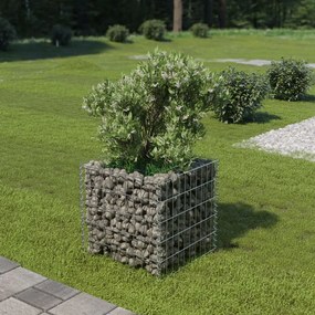 Gabbione Letto Rialzato İn Acciaio Zincato 50x50x50 Cm /