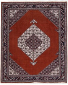 Tabriz Tappeto 250x200 Blu (Iran) Annodato A Mano