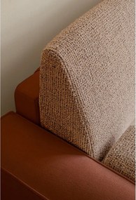 Divano color mattone allungabile 237 cm Wilson – Miuform