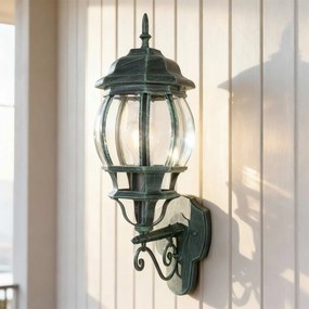 Applique da Esterno Storica E27 IP54 Verde Anticato - Serie BELLINI 1A