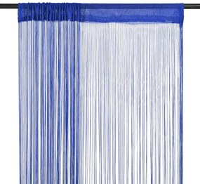 2 Pz Tende A Fili 140x250 Cm Blu /