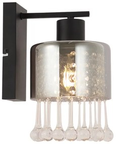 Globo 15884W - Applique HENDRY 1xE27/60W/230V nero