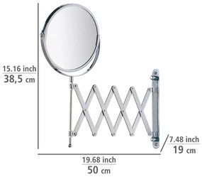 Specchio per make-up con ingrandimento (3x) ø 17 cm Exclusive – Wenko