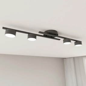 Lampada da soffitto in acciaio FRAGMENT 4 da interno 4xGX53 Colore del corpo Nero