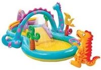 piscina gonfiabile dinosauri +3 anni - cm. 302x229x112h. peso kg.8,10 (57135) fer271530